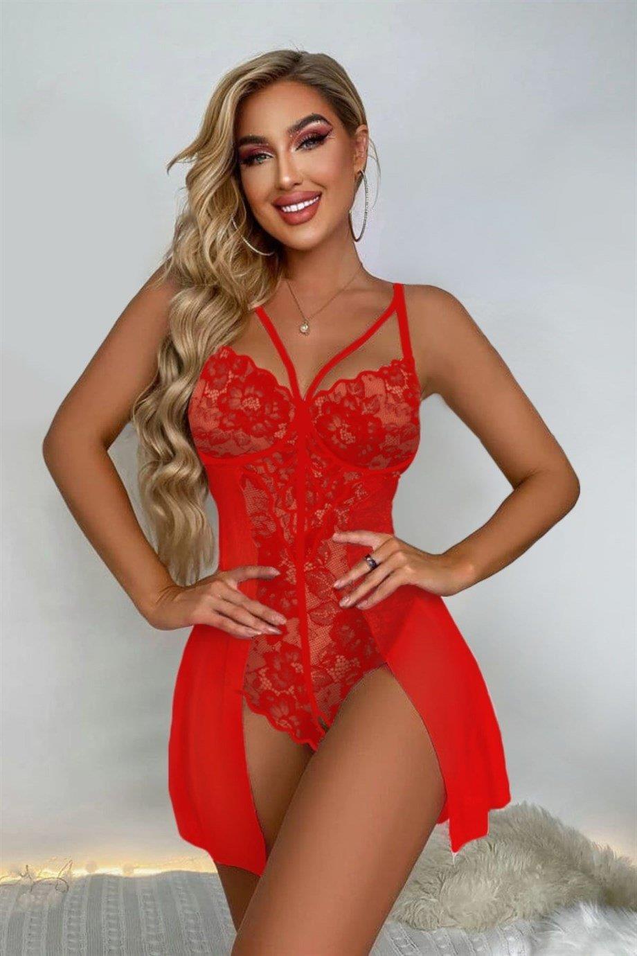 YNT%20Kırmızı%20Özel%20Bölgesi%20Açık%20Babydoll%20Gecelik%2015034