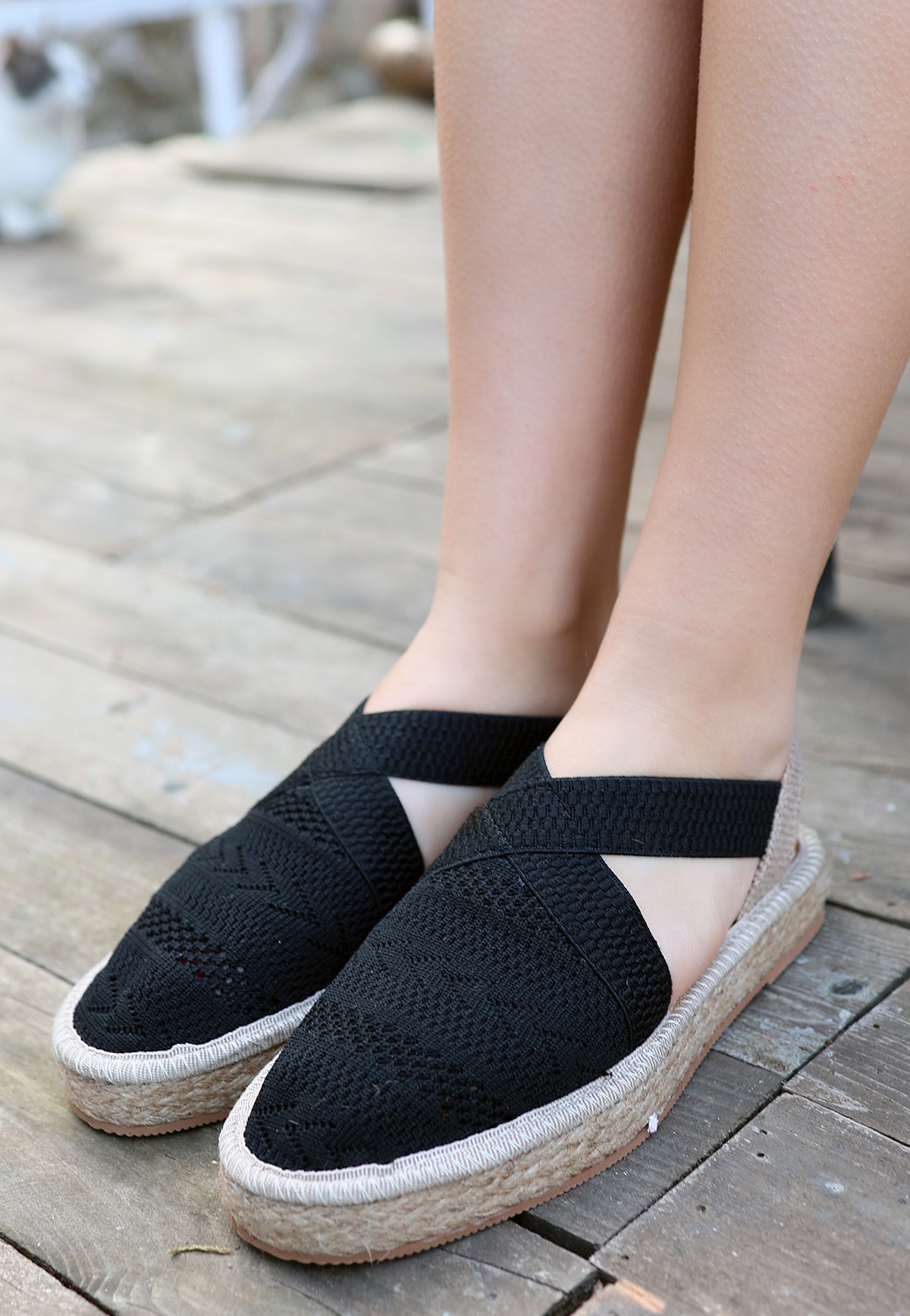 Gale%20Siyah%20Triko%20Espadril